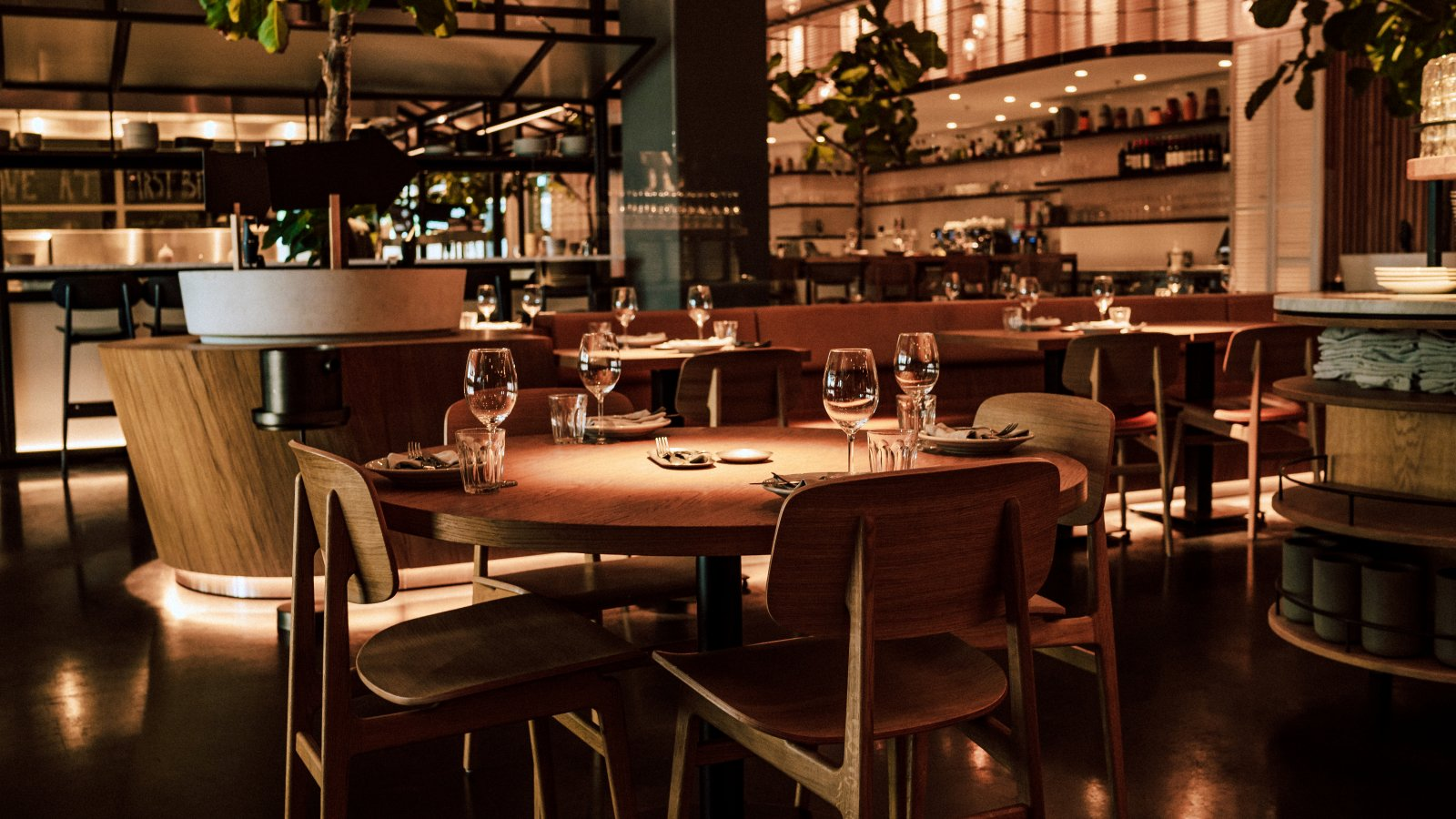 Luxury Hotel Restaurant Interior